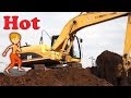 近い！　ショベルカー ｜工事現場｜キャタピラーCAT320D