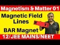 Magnetism and Matter 01 II Magnetic Field Lines II Bar Magnet in Uniform Magnetic Field II JEE /NEET