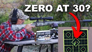 Can You REALLY Zero Your Rifle At 30 Yards?