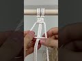 DIY | macrame square knot | 마크라메 평 매듭 | #shorts