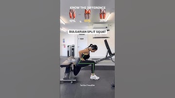 Know the difference ✅ Bulgarian Split Squat Variations #gymhacks #fitnesshacks #fitnesstips #gymtip