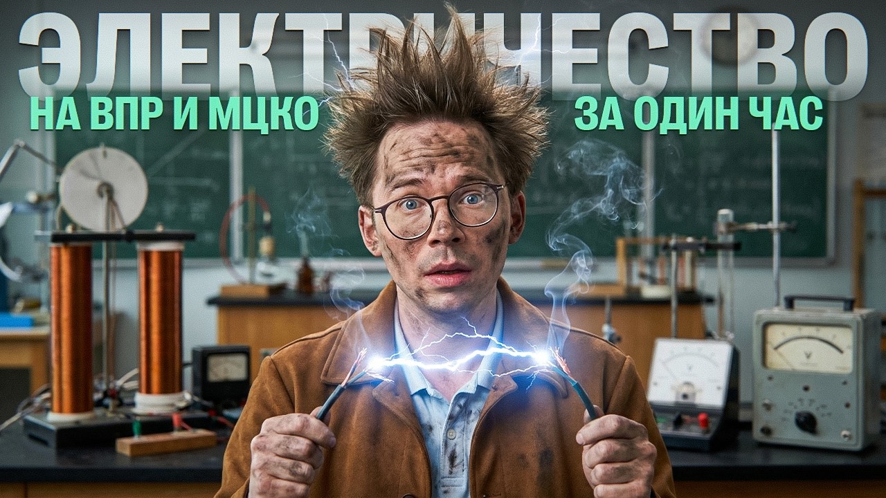 Всё электричество, которое спросят на ВПР и МЦКО — за 1 час | Физика 7-8 класс | Кирилл Эккердт