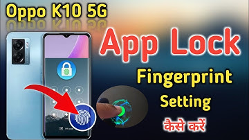 How to Set Apps Lock in Oppo K10 5g/Oppo K10 me App Lock Kaise Kare/oppo k10 5g app lock setting