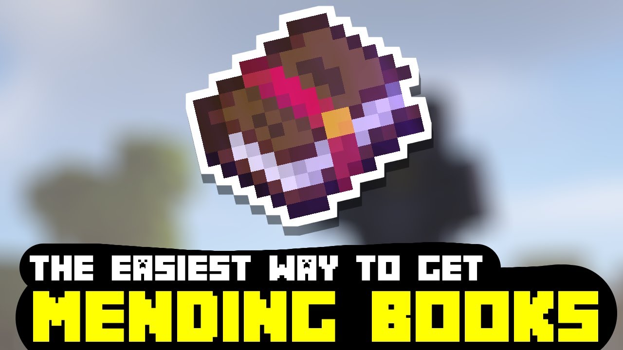 3 SUPER FAST Ways To Get MENDING BOOKS in Minecraft YouTube