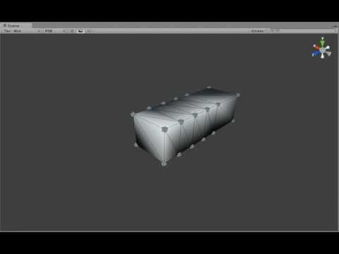 Unity 3D Box Extrusion through script C# Game design