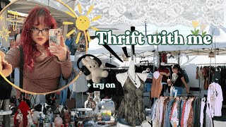 THRIFT WITH ME in MELROSE TRADING POST in L.A 🦀🎀sustainable
