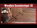Make your own wooden counter tops PART #2: Cutting BIG miters!