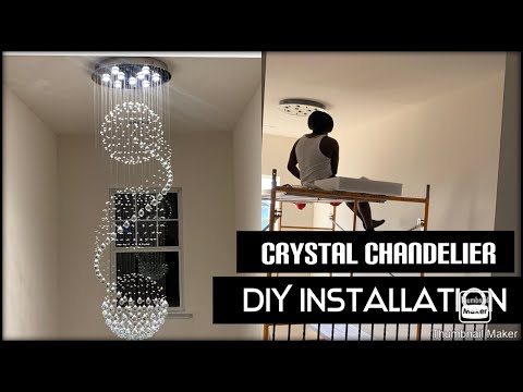 Video: Cascade Chandeliers (53 Photos): Crystal Waterfall Models With Pendants For High Ceilings And Stairs