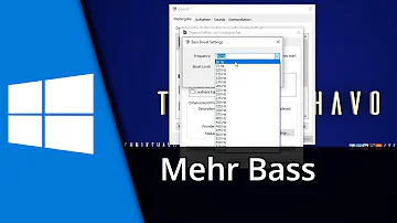 Wie kann man den Bass am PC einstellen?