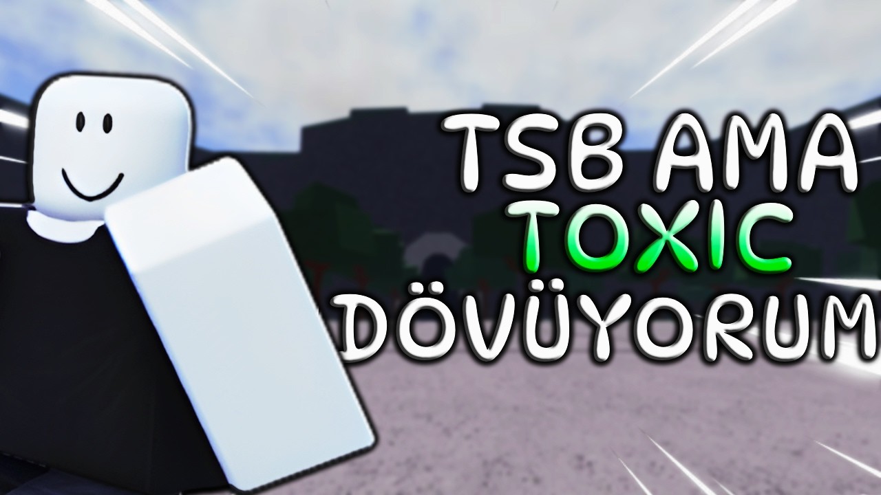 TSB AMA TOXİC DÖVÜYORUM (klavye asmr) - Roblox The Strongest Battlegrounds Türkçe