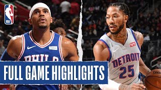 76ERS at PISTONS | FULL GAME HIGHLIGHTS | October 26, 2019