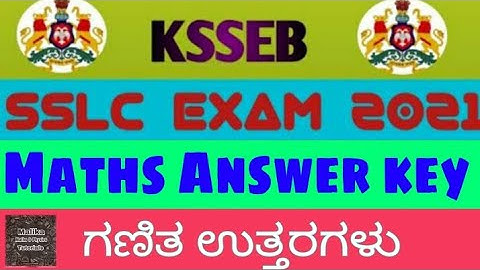 Sslc annual exam 2021 maths answer key  -check your score