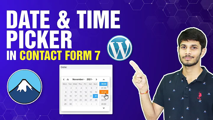 How To Add A Date & Time Picker In Contact Form 7 In WordPress | WordPress Tutorial