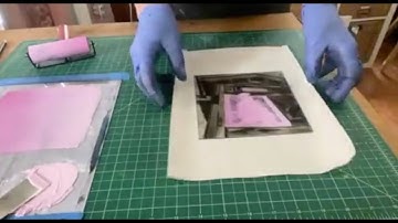 Print From Anywhere: Monotype Stencils in Intaglio Printmaking