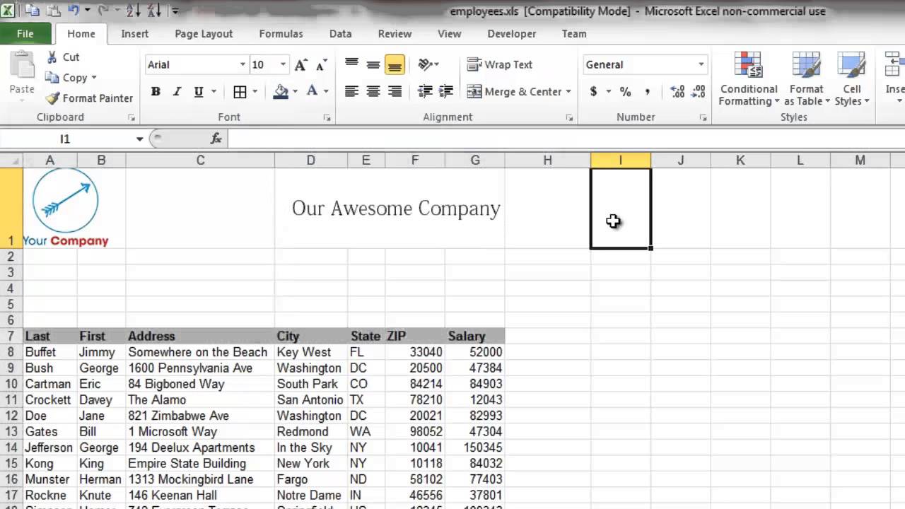 How to Design and Format an Excel Spreadsheet