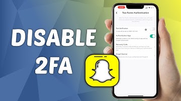How to Turn OFF Two Factor Authentication on Snapchat