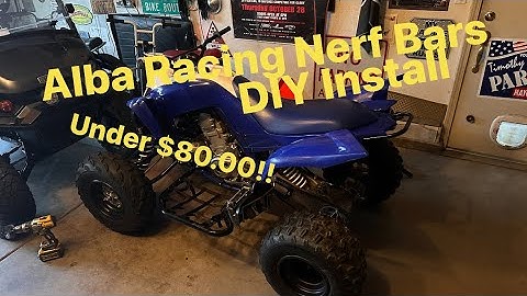 700R Raptor nerf bars Alba Racing from Amazon under $80.00 DIY install