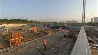 suasana sore hari di lokasi proyek #construction #konstruksi #civilengineering #tekniksipil