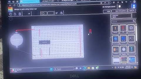 To design or gate using tinkercad