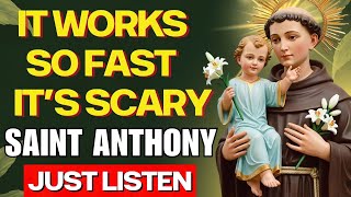 💖POWERFUL PRAYER FOR A FAST AND URGENT MIRACLE – PRAYER TO ST ANTHONY🙏