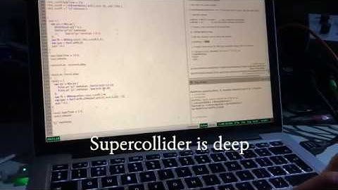 A little supercollider - textures and tones