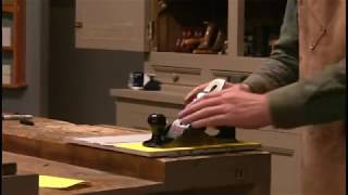 Paul Sellers shows how to flatten and shape the sole of a bench plane. This technique is the first step once you have bought a new 