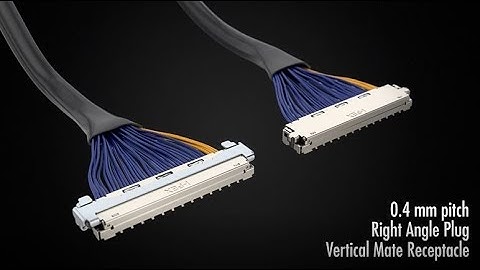 CABLINE®-UM / Micro-Coaxial Wire-to-Board Connector / I-PEX
