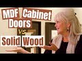 MDF cabinet doors vs solid wood: Which is the best one for your home