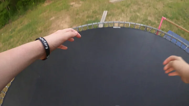 Fun on the trampoline