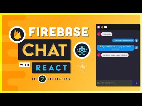 I Built A Chat App In 7 Minutes With React U0026 Firebase