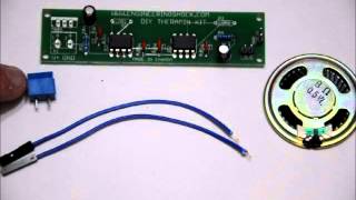 Light Sensor Based DIY Theramin Kit - Assembly/Demo Video