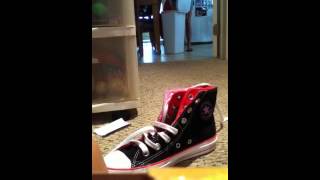 how to lace double tongue converse