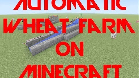 Minecraft: Xbox 360 - How to Build an Automatic Wheat Farm