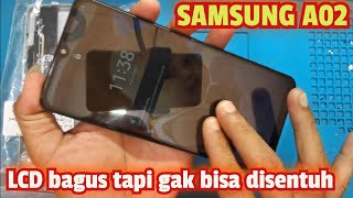 SAMSUNG A02 LCD MULUS TAPI GA BISA DISENTUH