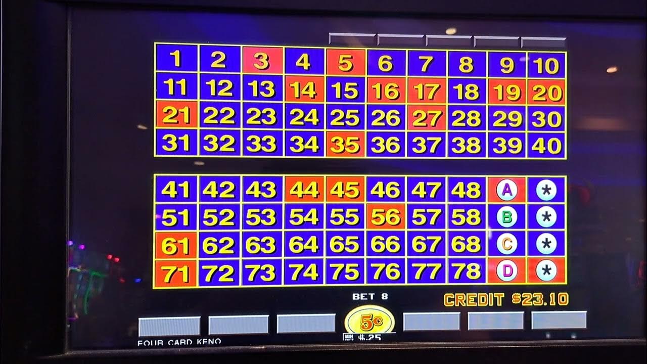 four-card-keno-5-and-7-spots-1-28-23-youtube