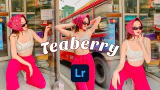 แจกฟรีพรีเซ็ต Lightroom โทนสดใส | Teaberry | Lightroom Mobile | Presets Free DNG | Pastelskies