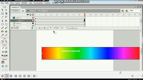 macromedia flash 8 tutorial membuat warna berjalan dalam text how to make a running  color in a text