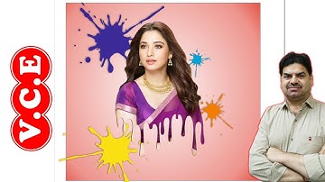 Dripping Effect ,Splatter Effect IN CORELDRAW IN HINDI BY VCE