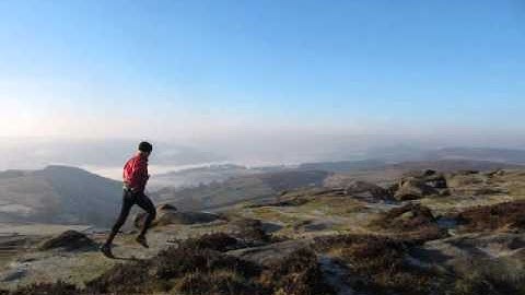 fell running collage