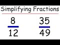 Simplifying Fractions Quiz