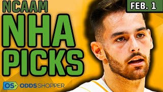 No House Advantage College Basketball Picks Today (Wednesday 2/1/23) | NCAAB Predictions & Props