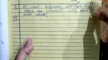 At what temperature will both Celsius and Fahrenheit scales read the same values