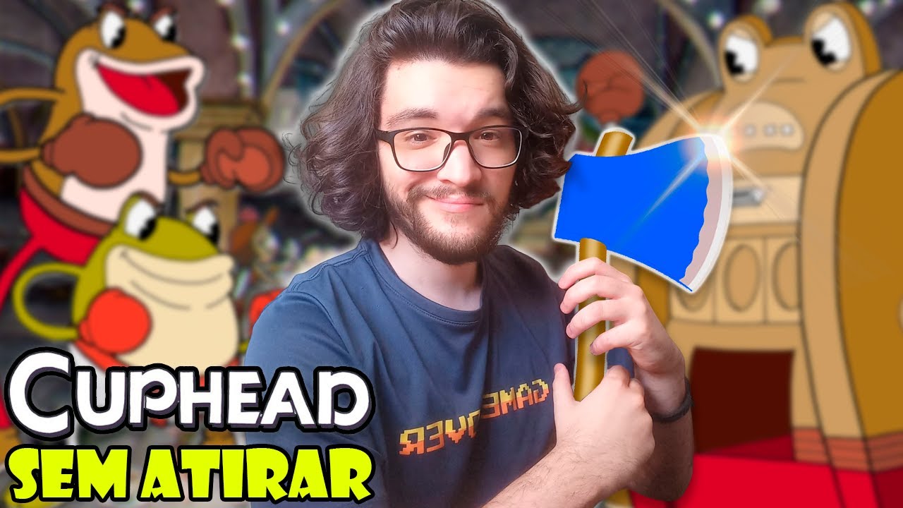 Zerando Cuphead Sem Atirar NO EXPERT - | Dia 5 - OS SAPOS | - Dillian Resende