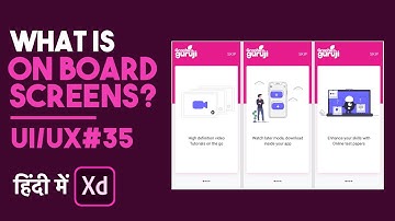 What is mobile app onboarding screens and their types |  UI/UX series #35