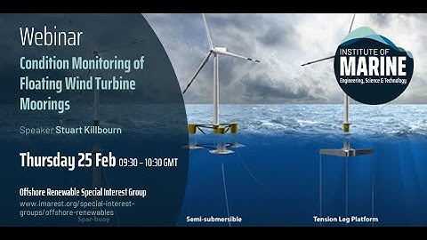 WEBINAR: Condition Monitoring of Floating Wind Turbine Moorings