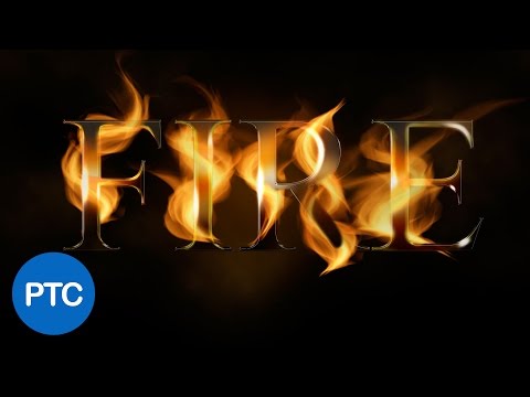 Realistic Fire Text Effect In Photoshop