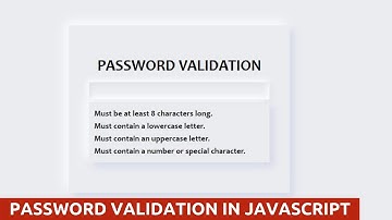 how to create a password validation form with CSS and JavaScript part 28 || programmer shakil