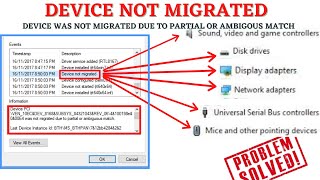 Fix Device Not Migrated