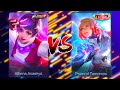 Guinevere athena asamiya kof skin vs psion of tomorrow legendary skin mlbb comparison