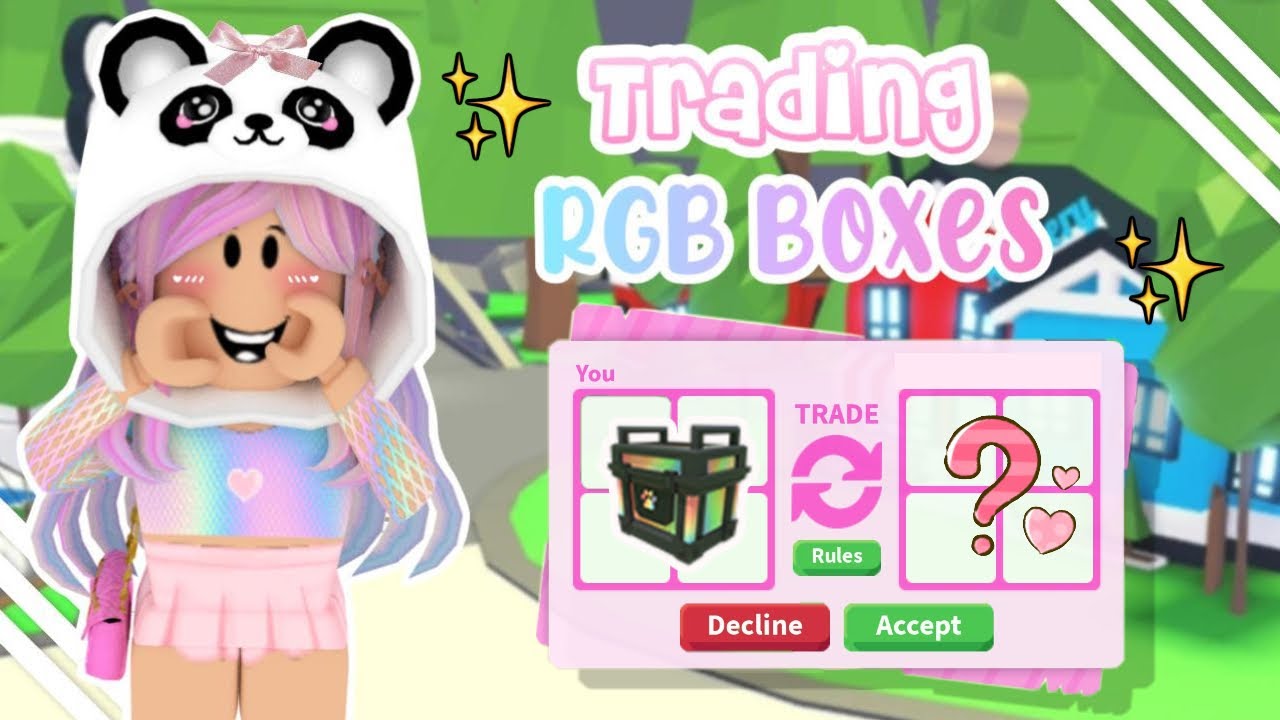 Trading RGB Boxes in Adopt Me! (INSANE OFFER!) - YouTube